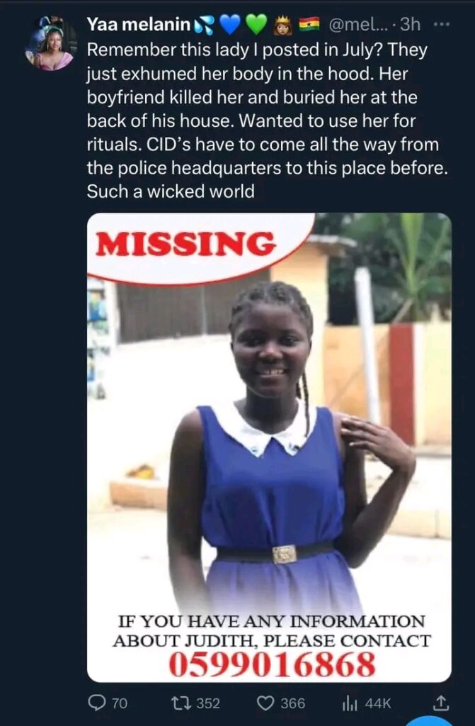 Police Exhume Bōdy Of A Missing Young Woman K!lled And Buried By Her Boyfriend