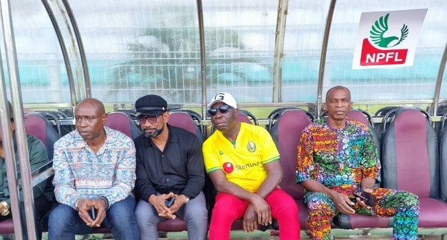 Governor Obaseki Joins Bendel Insurance in Training Ahead of ASO Chiefs Clash 1 Governor Obaseki Joins Bendel Insurance in Training Ahead of ASO Chiefs Clash