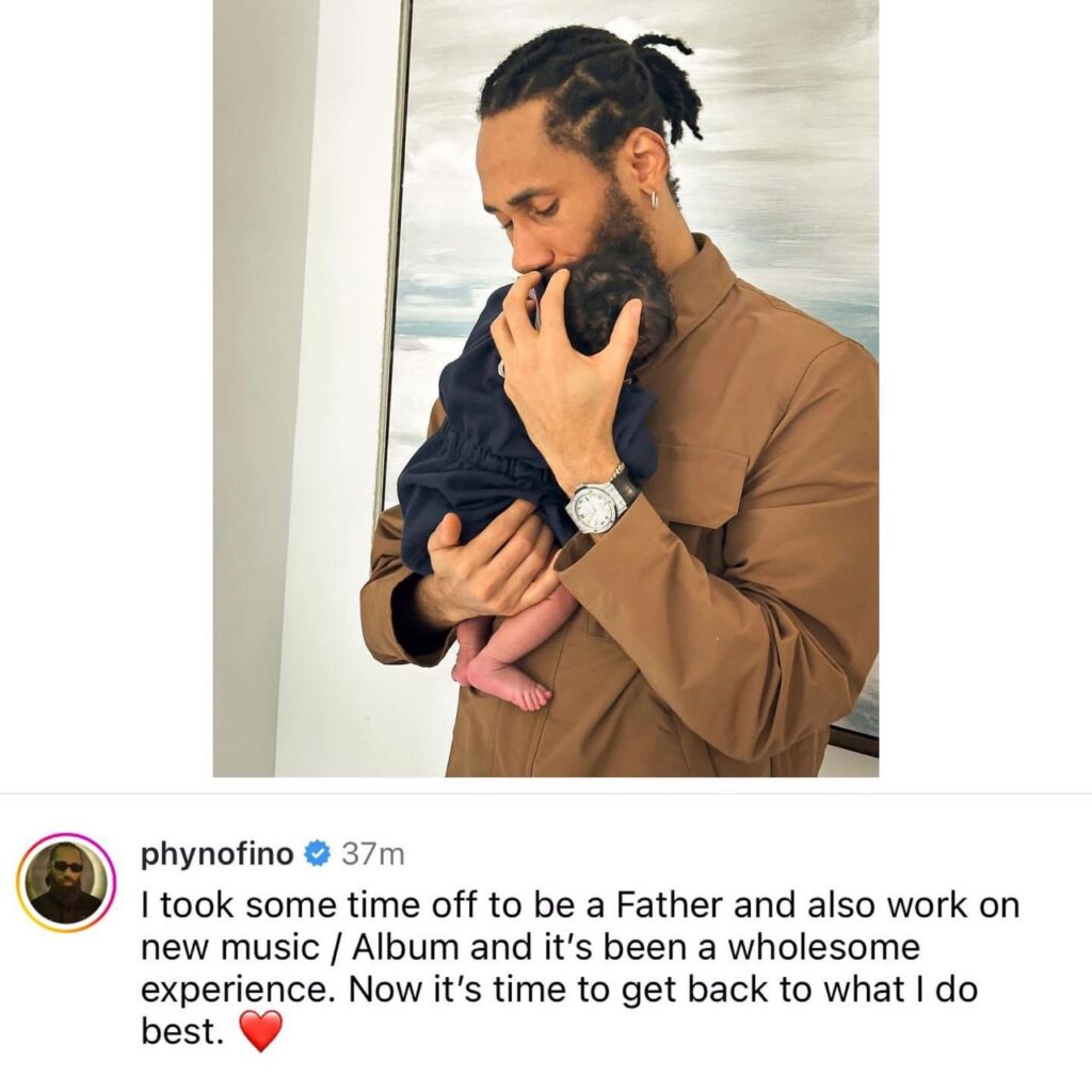 Rapper Phyno announces he is now a father 1 Rapper Phyno announces he is now a father