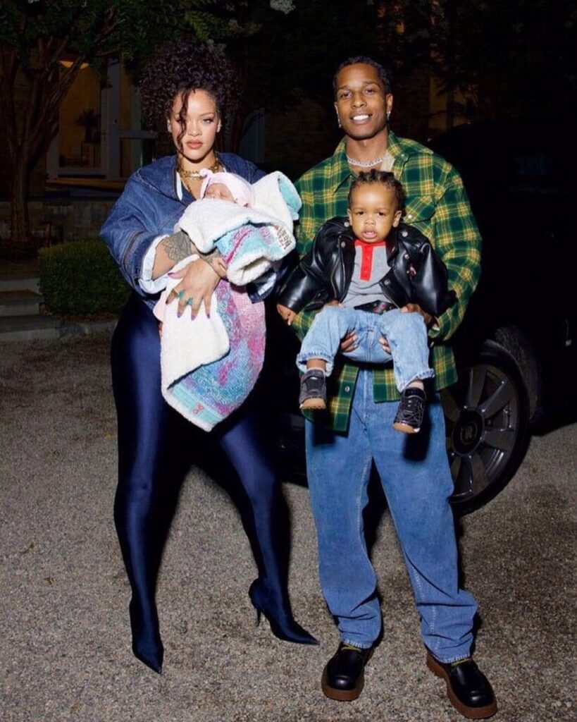 Multi-Grammy-Award-Winning Artiste, Rihanna, Rapper A$ap Rocky Shares First Photos Of Newborn, “Riot”