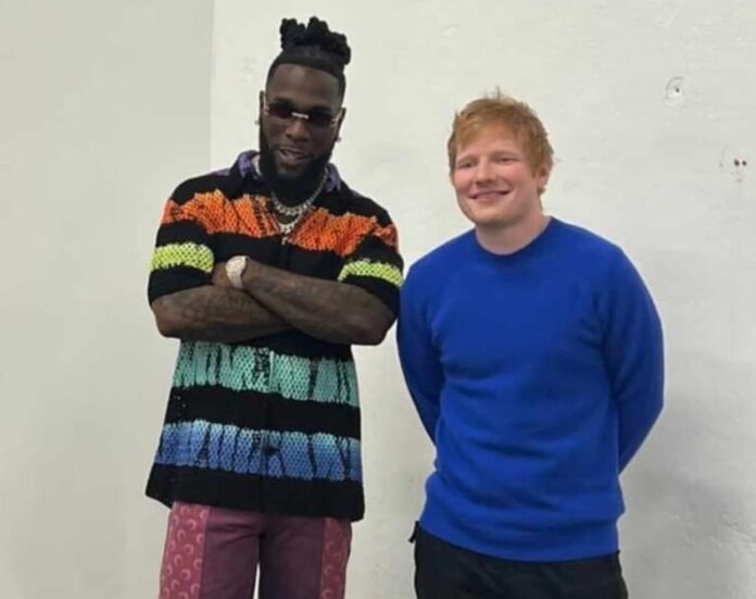 Singer Burna Boy takes more weed than any other person I know - Ed Sheeran says