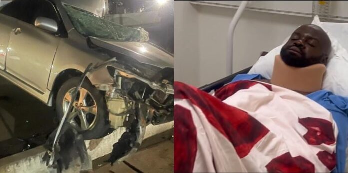 Actor, Kelechi Udegbe, Thank God For Life As He Survives Gh@stly Car Crash