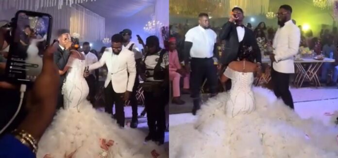 Actress Ekene Umenwa's Husband Defends Wife Who Knelt For Gospel Singer Moses Bliss On Wedding Day