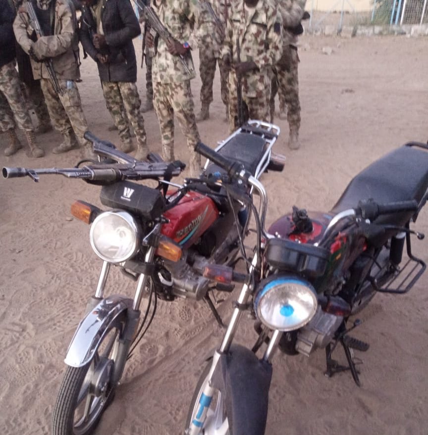 Troops Ambush Boko Haram Terrorists, Neutralised 1 In Borno (Photos) 2 Troops Ambush Boko Haram Terrorists, Neutralised 1 In Borno (Photos)