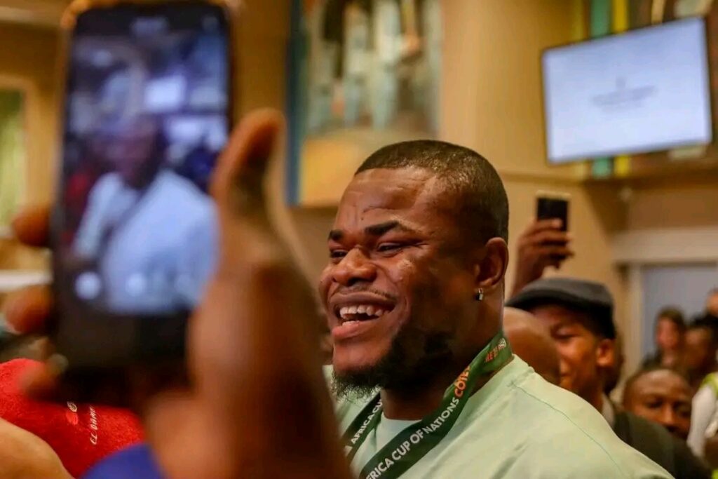 Stanley Nwabali of Super Eagles Receives A Hero's Welcome At Chippa United (Photos)