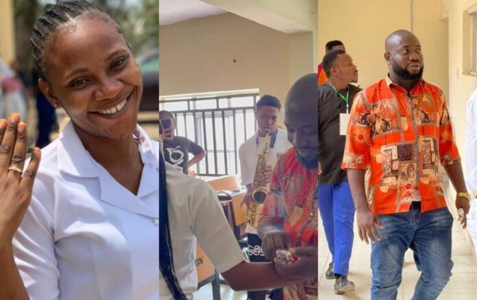 Abia State Varsity Lecturer Proposes To Student In Classroom On Valentine's Day