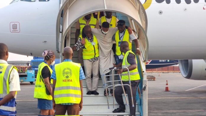 Emergency Agency receives 147 stranded Nigerians from Libya