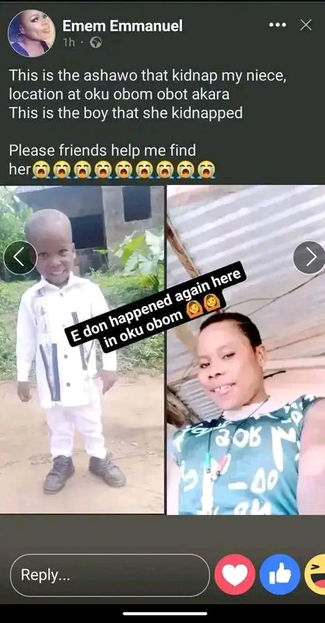 Woman Allegedly Abducts 5-year-old Child In Akwa Ibom 1 Woman Allegedly Abducts 5-year-old Child In Akwa Ibom