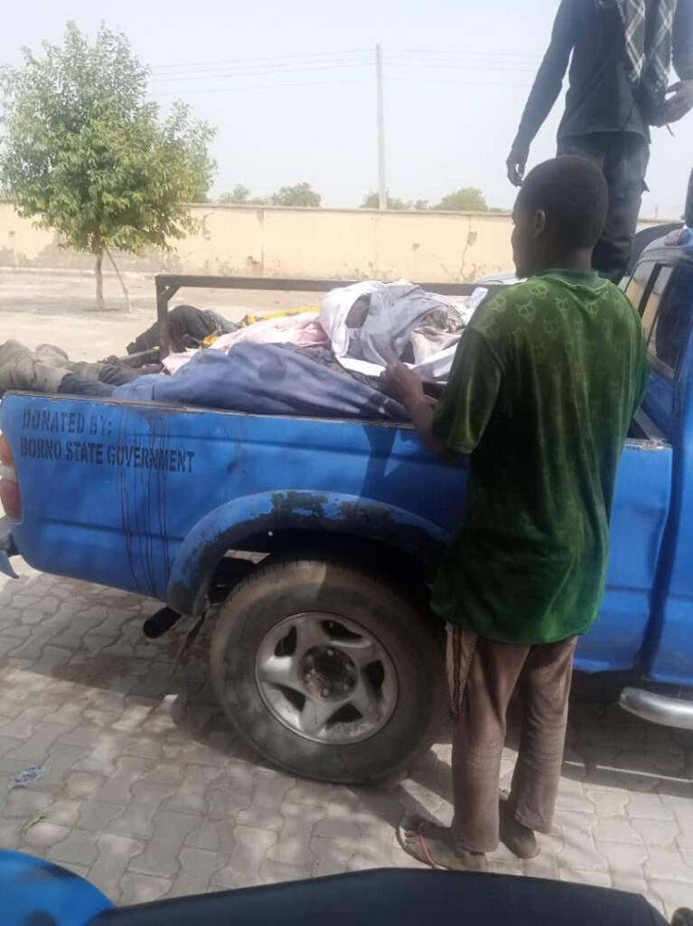 IED Planted By ISWAP K!lls 8 Civilian JTF Members In Borno (Photos)