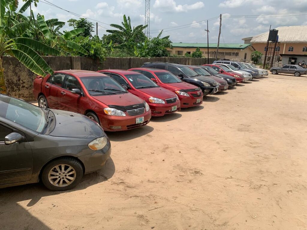 Delta Police Bust Car Snatching Syndicate,12 Stolen Vehicles Recovered
