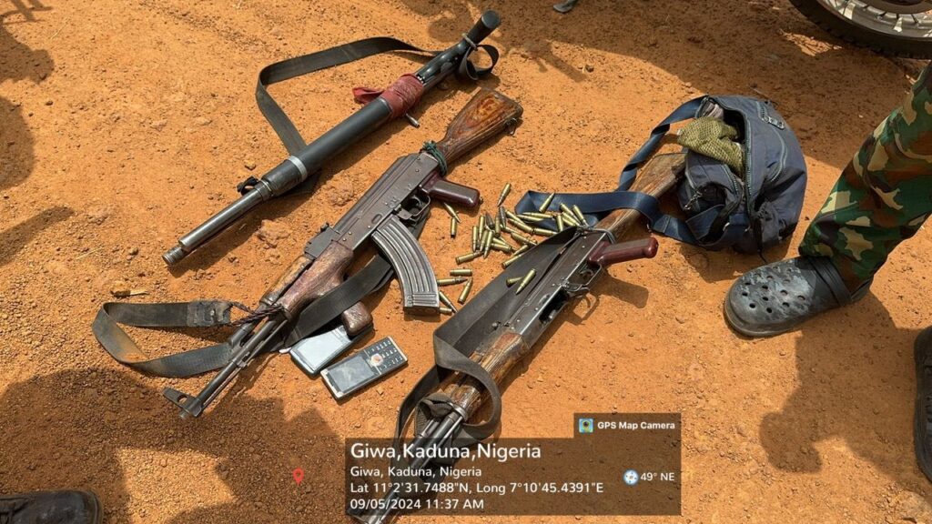 Troops N£utralize T£rrorists in Kaduna, Seize Arms, and Dismantle Administrative Hideouts
